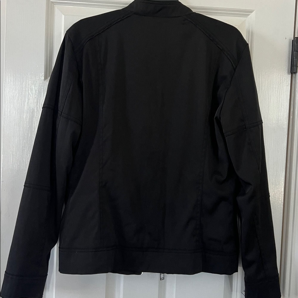 Black Rivet Zip-Up Jacket M - Picture 2 of 15